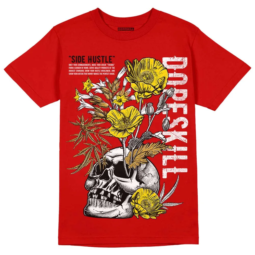 Red Collection DopeSkill Red T-shirt Side Hustle Graphic sold by DopeSkill
