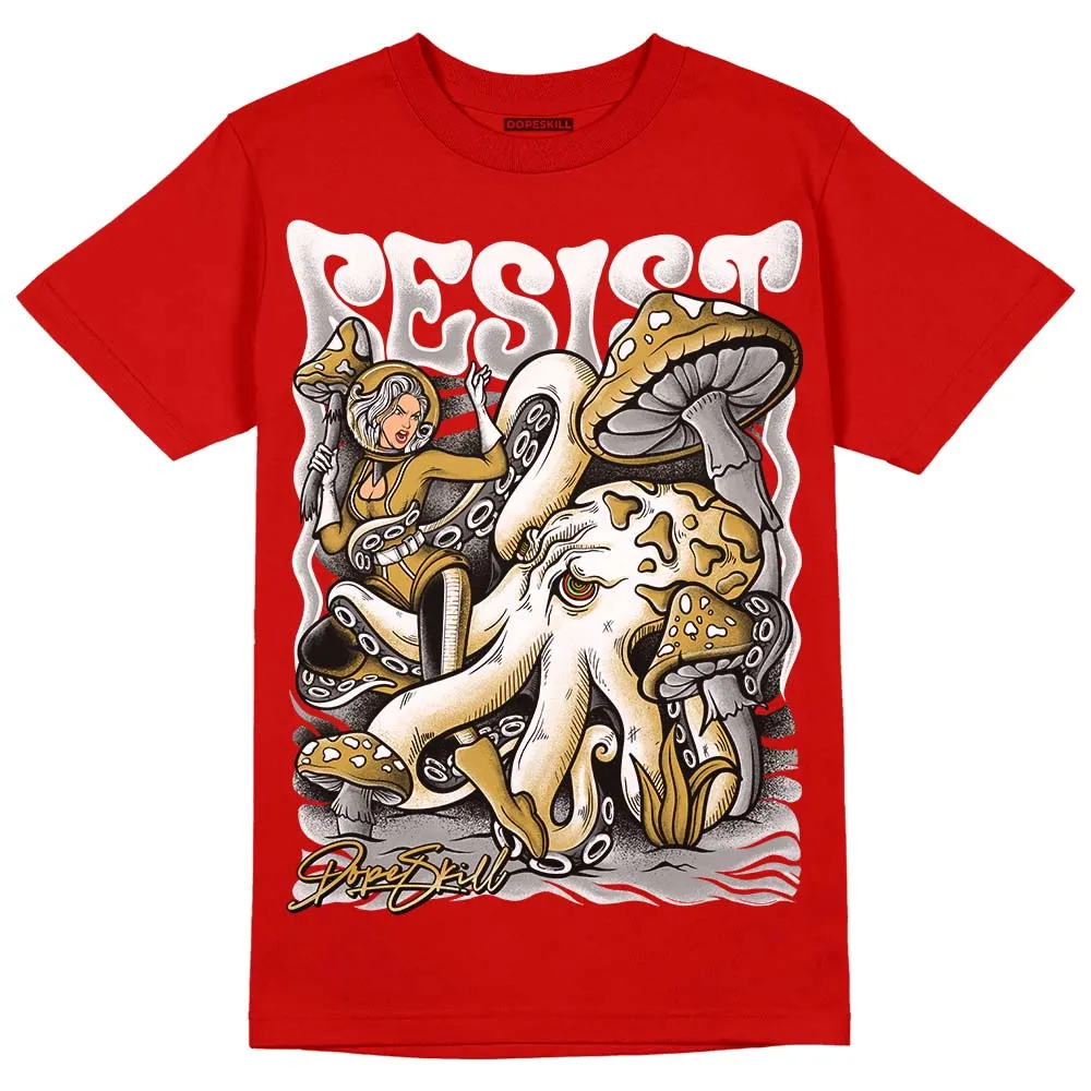 Red Collection DopeSkill Red T-shirt Resist Graphic sold by DopeSkill