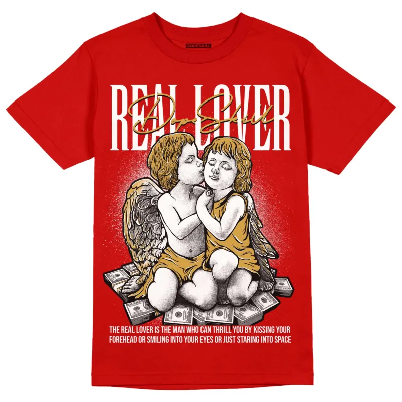 Red Collection DopeSkill Red T-shirt Real Lover Graphic sold by DopeSkill
