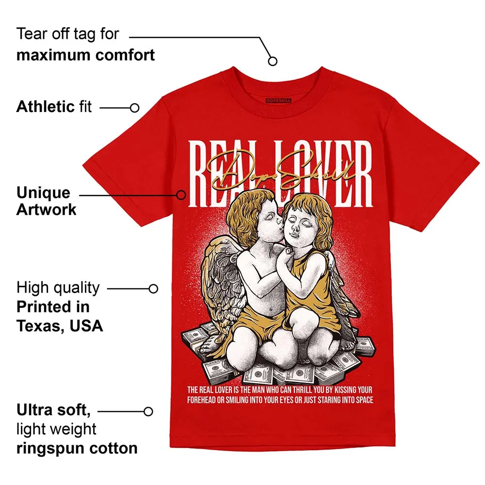 Red Collection DopeSkill Red T-shirt Real Lover Graphic sold by DopeSkill product image thumbnail 2
