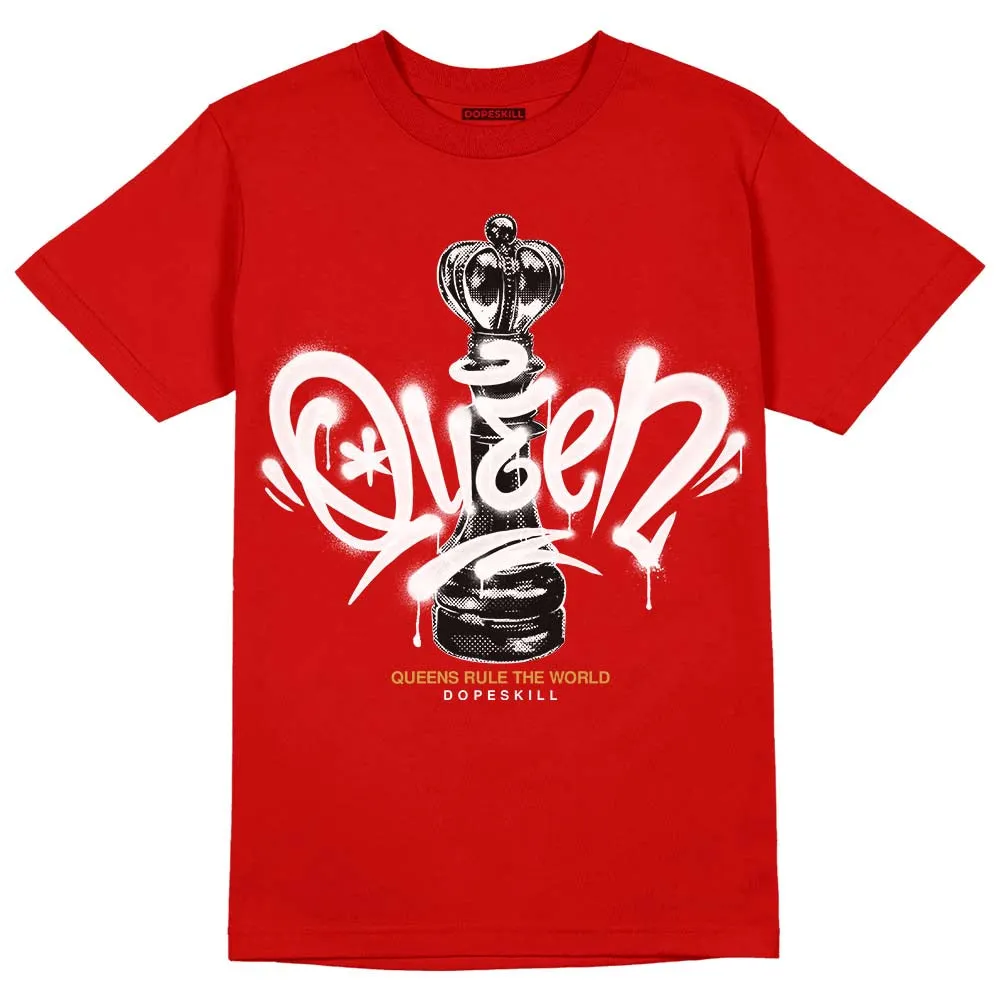 Red Collection DopeSkill Red T-shirt Queen Chess Graphic sold by DopeSkill