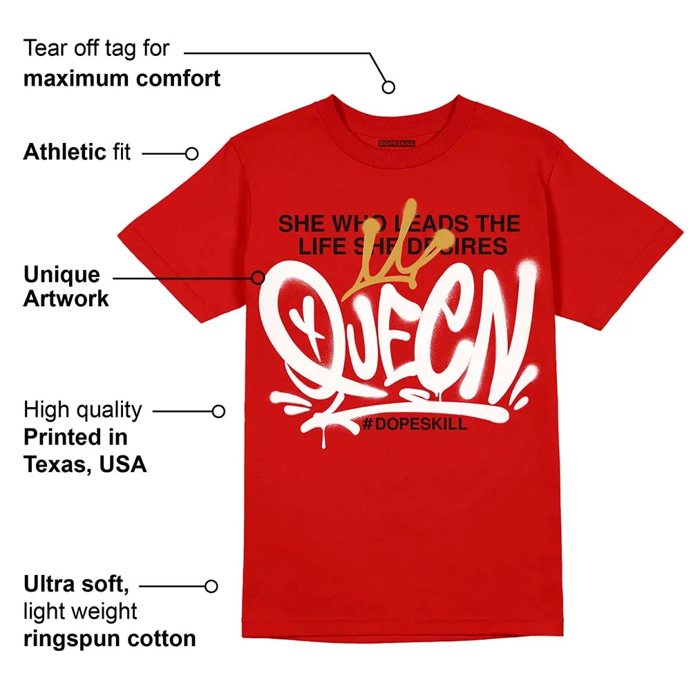 Red Collection DopeSkill Red T-shirt Queen Graphic sold by DopeSkill product image thumbnail 2