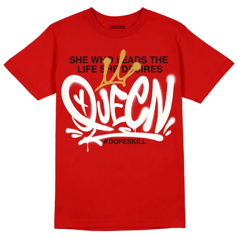 Red Collection DopeSkill Red T-shirt Queen Graphic sold by DopeSkill