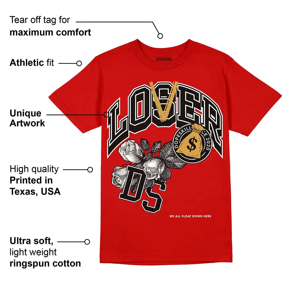 Red Collection DopeSkill Red T-shirt Loser Lover Graphic sold by DopeSkill product image thumbnail 2