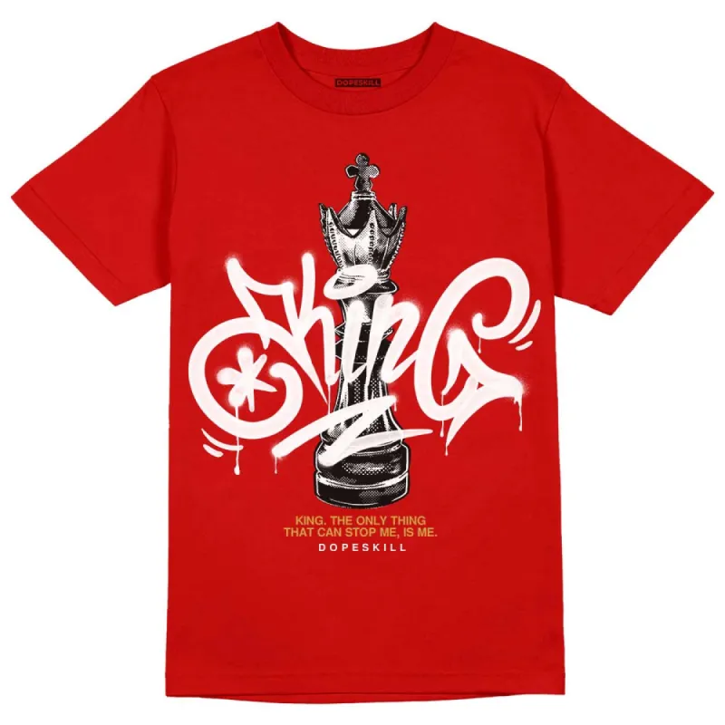 Red Collection DopeSkill Red T-shirt King Chess Graphic sold by DopeSkill