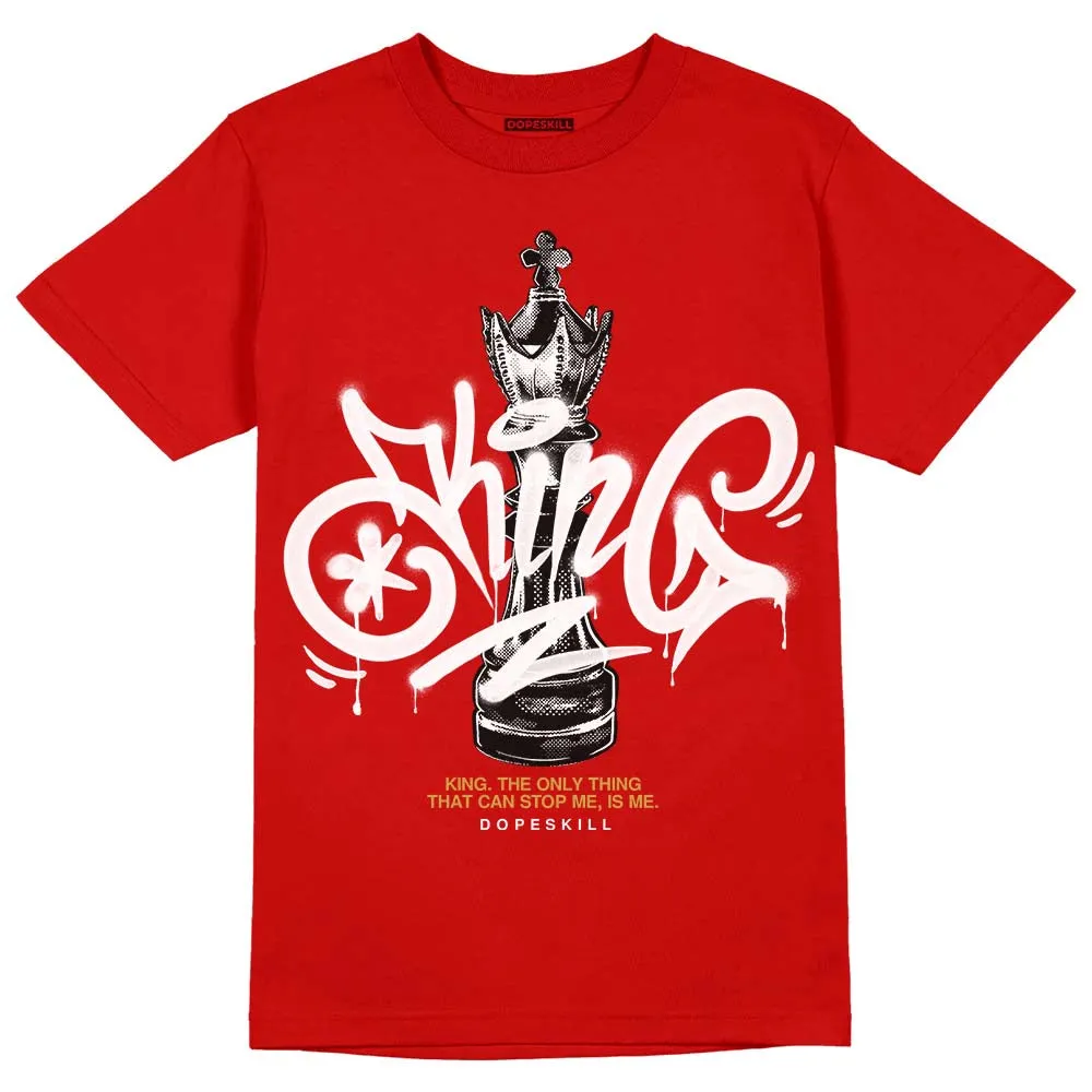 Red Collection DopeSkill Red T-shirt King Chess Graphic sold by DopeSkill