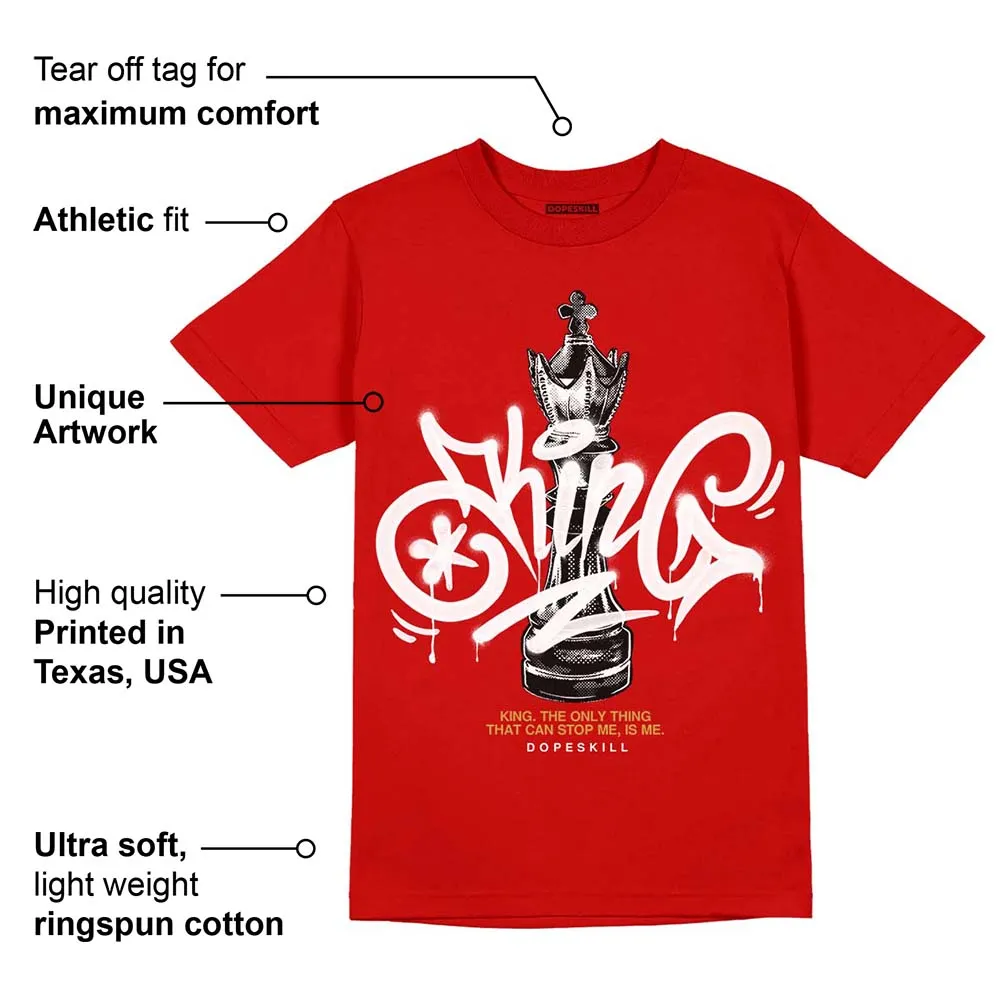 Red Collection DopeSkill Red T-shirt King Chess Graphic sold by DopeSkill product image thumbnail 2