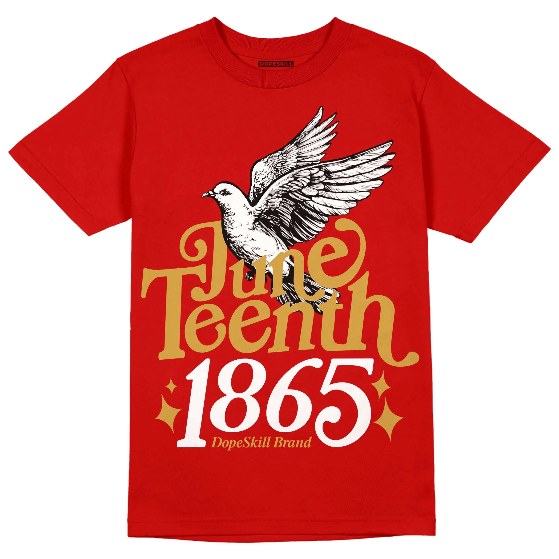Red Collection DopeSkill Red T-shirt Juneteenth 1865 Graphic sold by DopeSkill