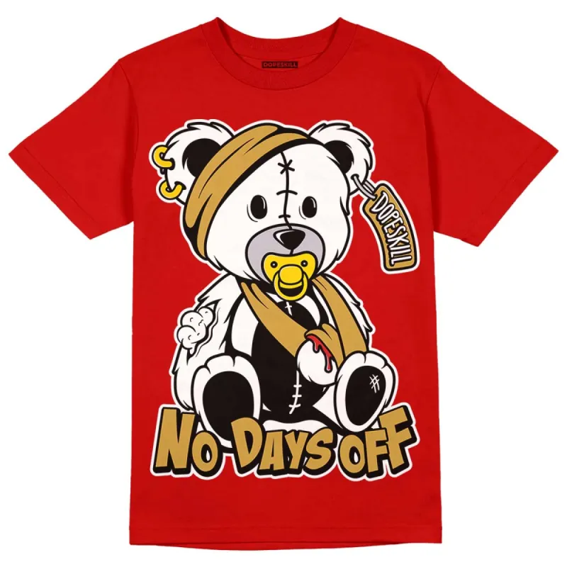 Red Collection DopeSkill Red T-shirt Hurt Bear Graphic sold by DopeSkill