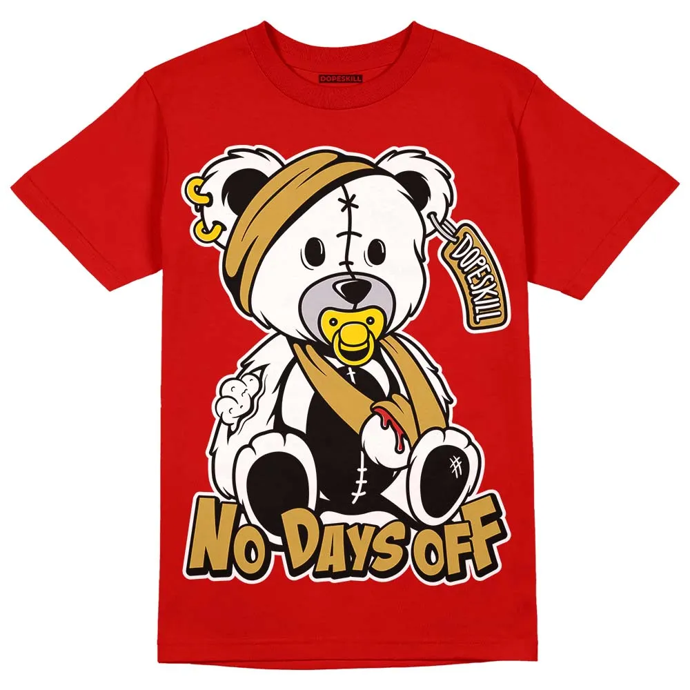 Red Collection DopeSkill Red T-shirt Hurt Bear Graphic sold by DopeSkill