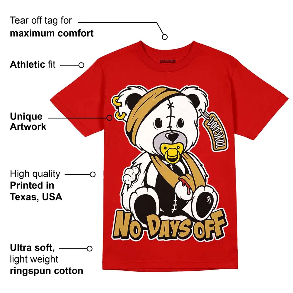 Red Collection DopeSkill Red T-shirt Hurt Bear Graphic sold by DopeSkill product image thumbnail 2
