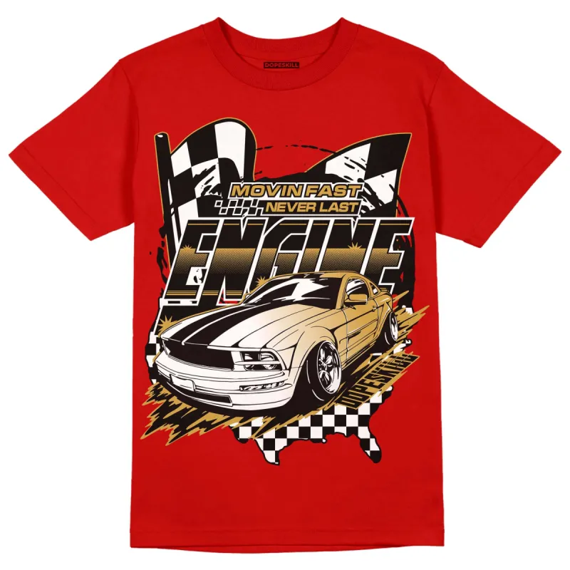 Red Collection DopeSkill Red T-shirt ENGINE Tshirt Graphic sold by DopeSkill