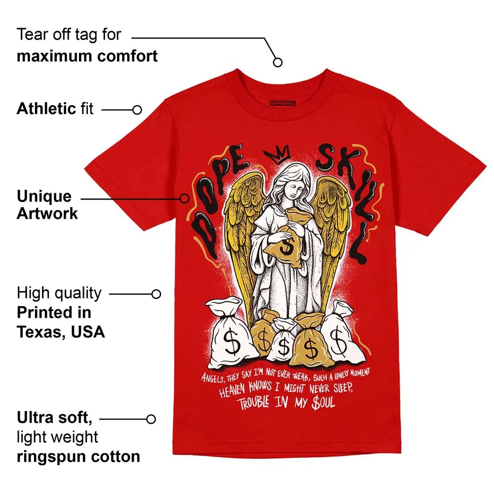 Red Collection DopeSkill Red T-shirt Angels Graphic sold by DopeSkill product image thumbnail 2