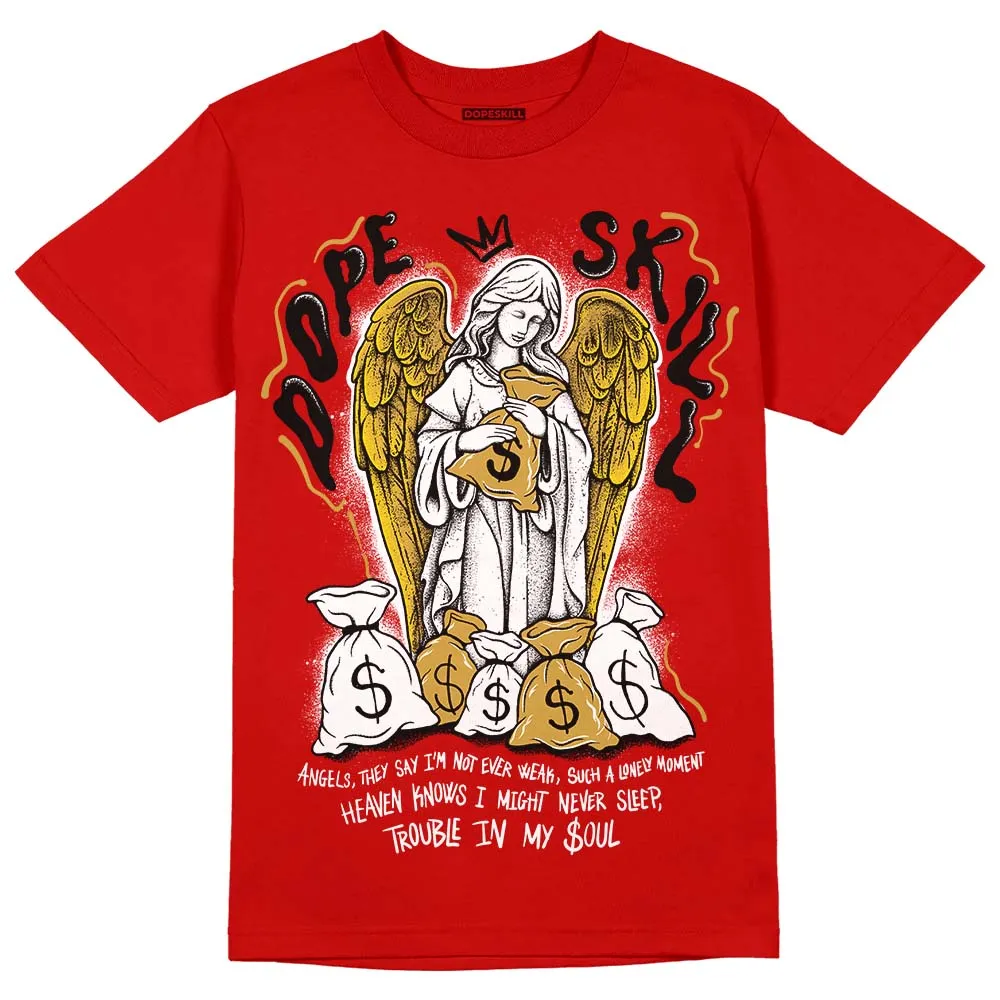 Red Collection DopeSkill Red T-shirt Angels Graphic sold by DopeSkill