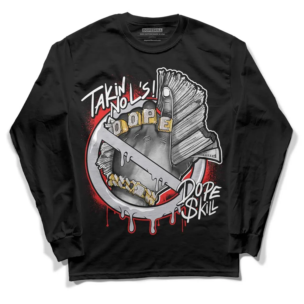 Grey Collection DopeSkill Long Sleeve T-Shirt Takin No L's Graphic sold by DopeSkill product image thumbnail 2