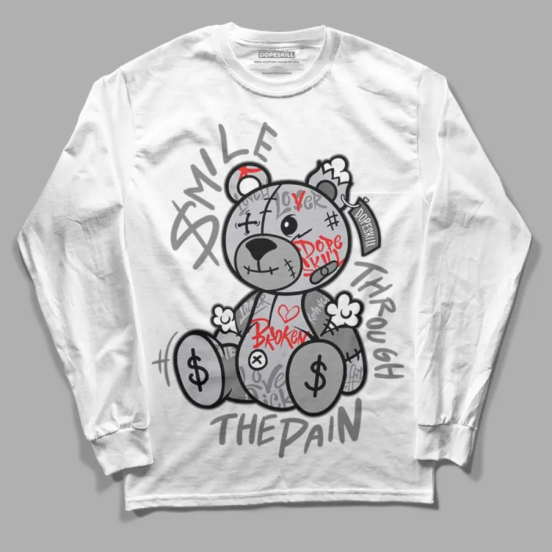 Grey Collection DopeSkill Long Sleeve T-Shirt Smile Through The Pain Graphic sold by DopeSkill