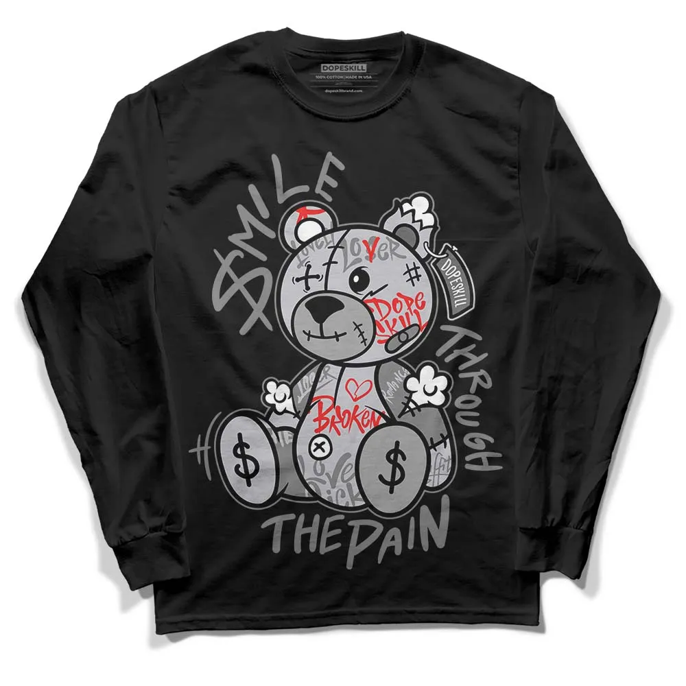Grey Collection DopeSkill Long Sleeve T-Shirt Smile Through The Pain Graphic sold by DopeSkill product image thumbnail 2