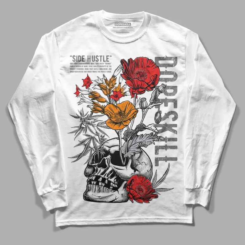 Grey Collection DopeSkill Long Sleeve T-Shirt Side Hustle Graphic sold by DopeSkill