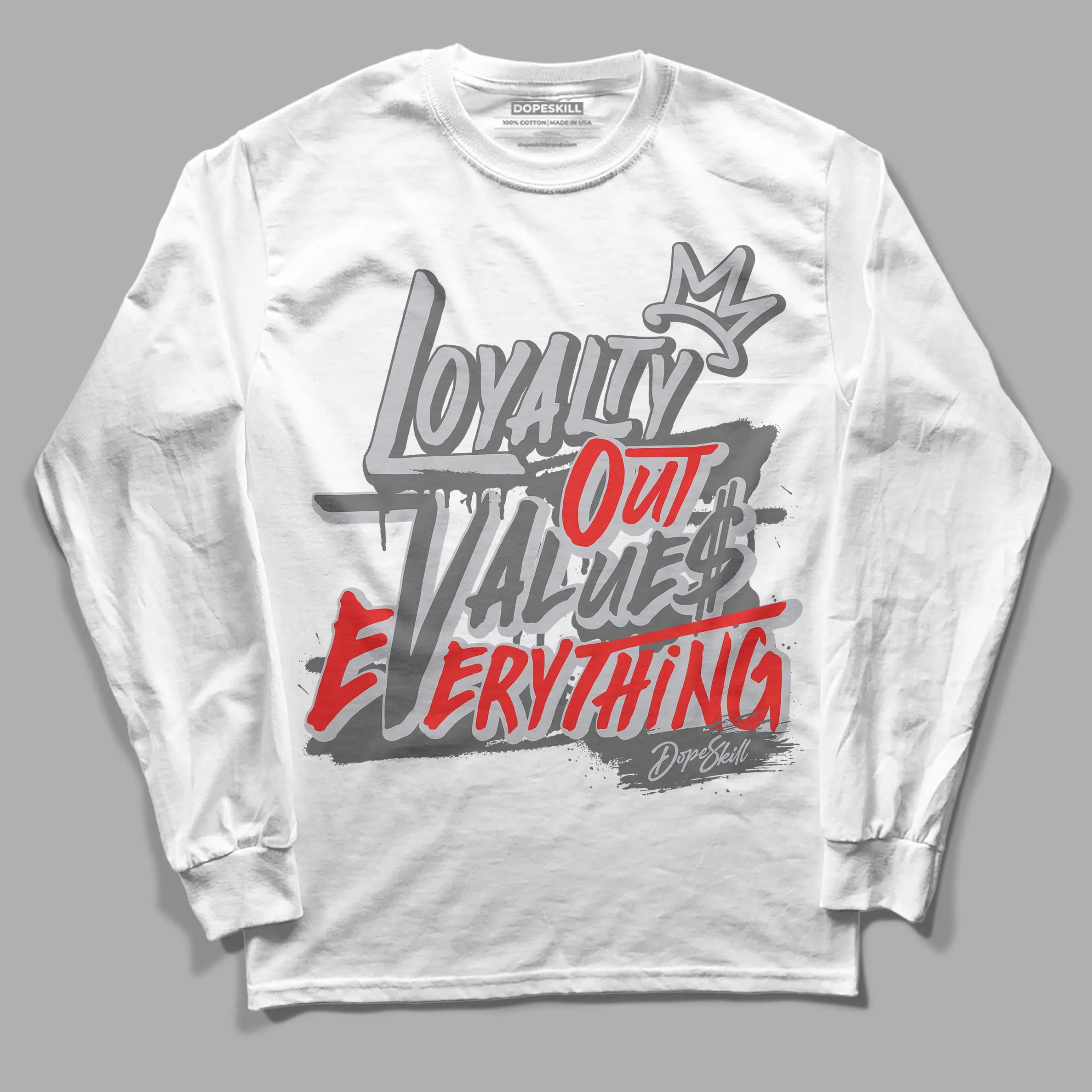 Grey Collection DopeSkill Long Sleeve T-Shirt LOVE Graphic sold by DopeSkill