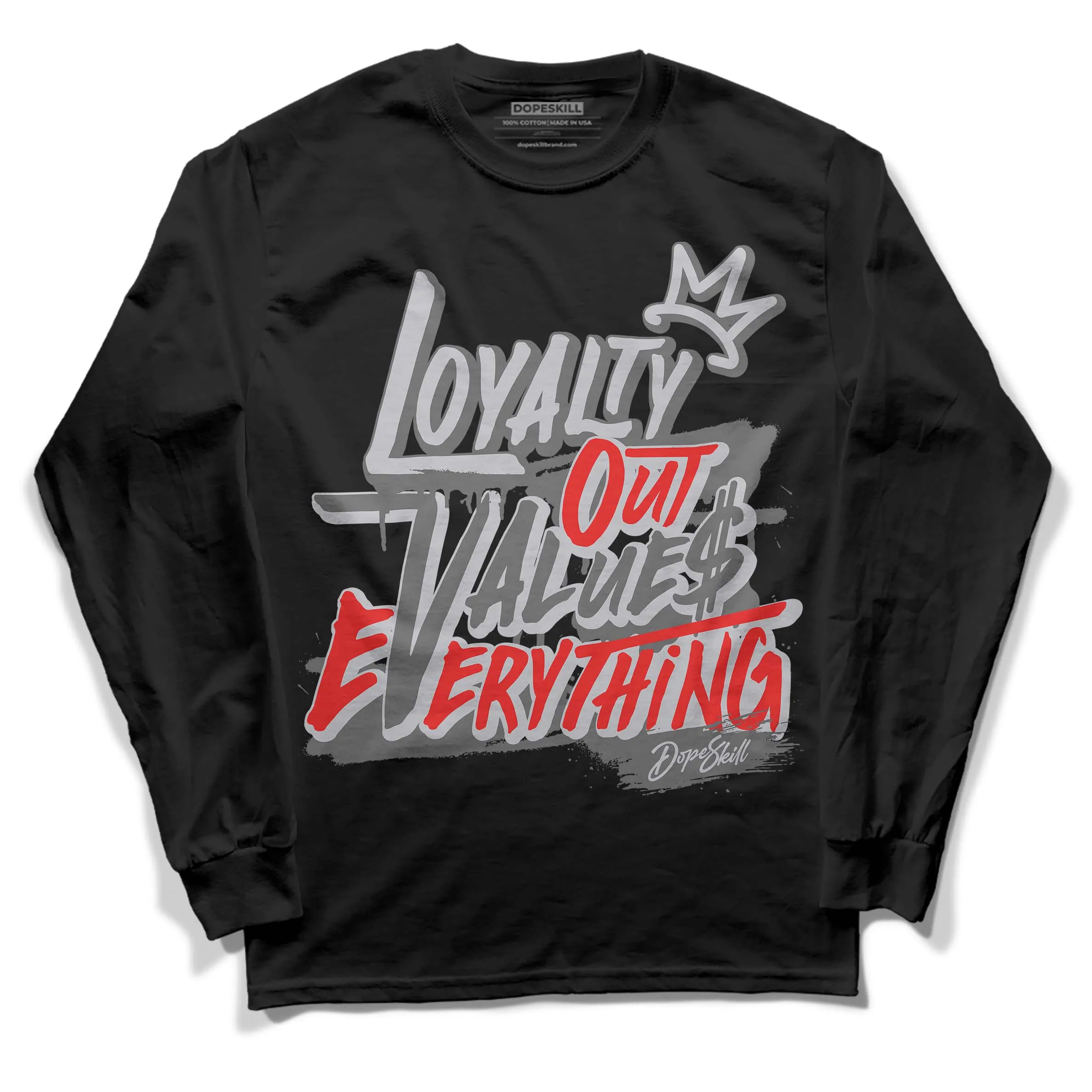 Grey Collection DopeSkill Long Sleeve T-Shirt LOVE Graphic sold by DopeSkill product image thumbnail 2