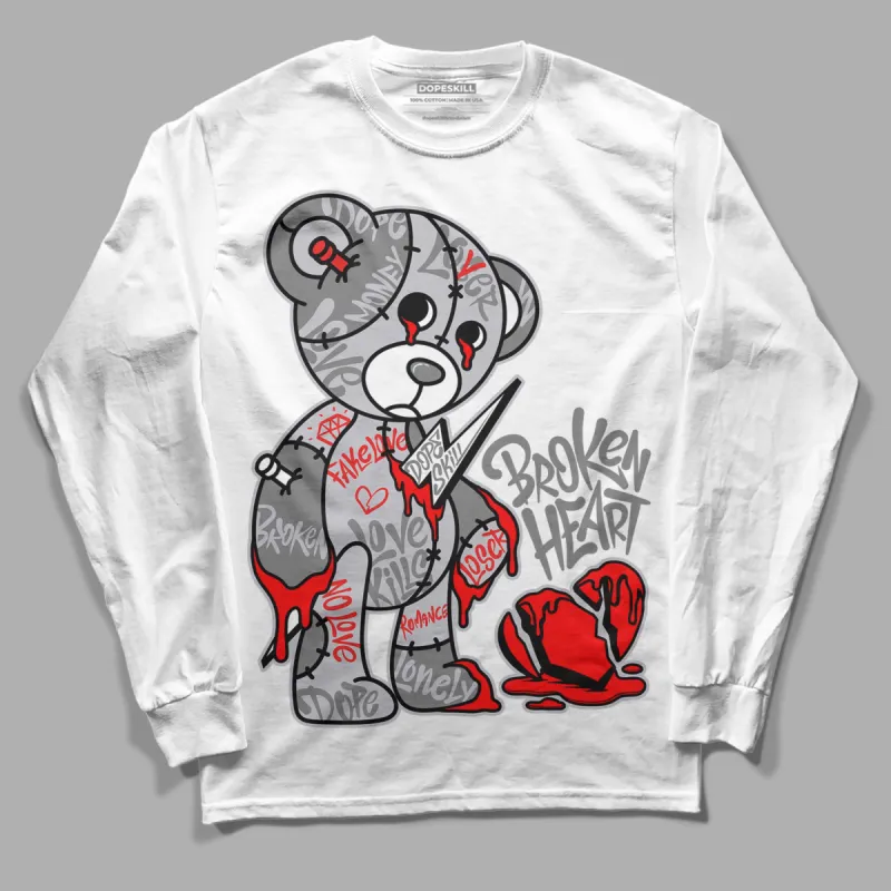 Grey Collection DopeSkill Long Sleeve T-Shirt Broken Heart Graphic sold by DopeSkill