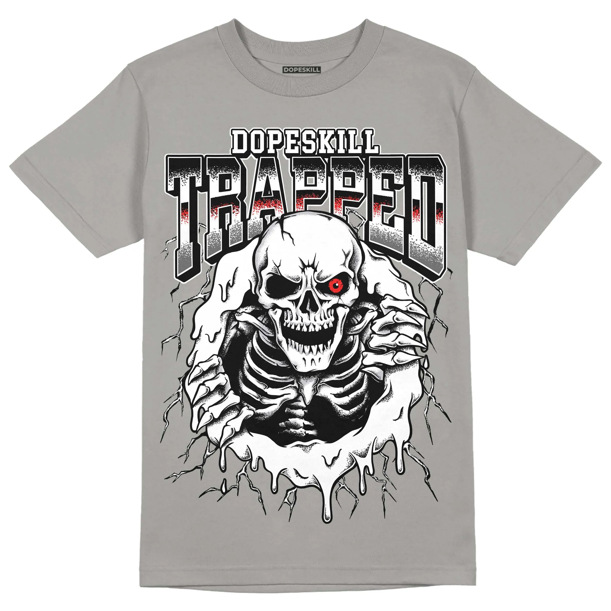 Grey Collection DopeSkill Grey T-shirt Trapped Halloween Graphic sold by DopeSkill