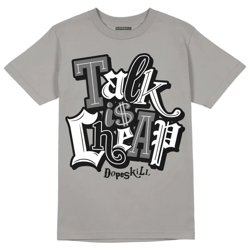 Grey Collection DopeSkill Grey T-shirt Talk Is Chip Graphic sold by DopeSkill