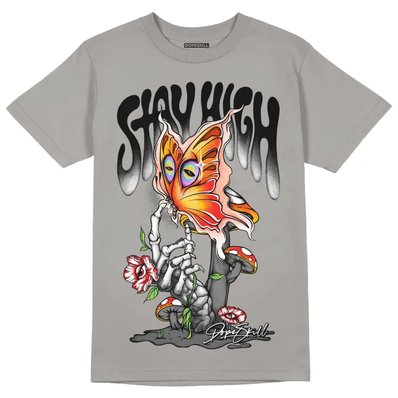 Grey Collection DopeSkill Grey T-shirt Stay High Graphic sold by DopeSkill