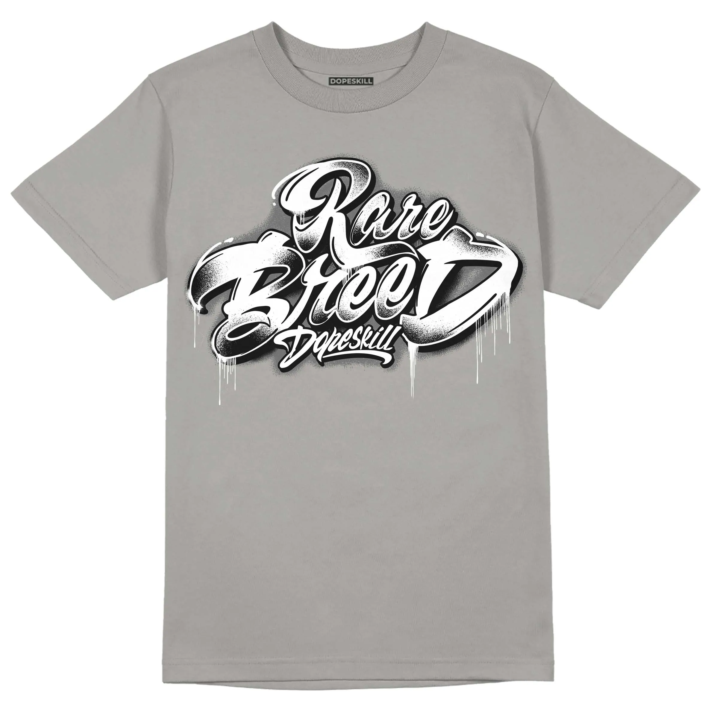 Grey Collection DopeSkill Grey T-shirt Rare Breed Type Graphic sold by DopeSkill