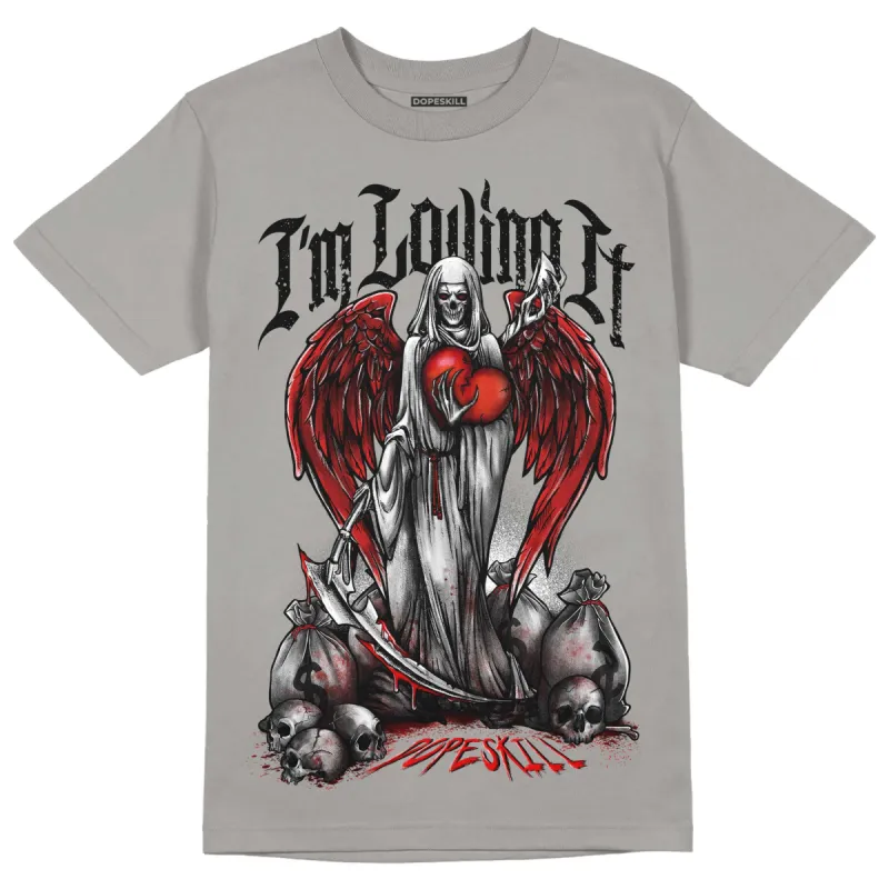 Grey Collection DopeSkill Grey T-shirt New I'm Loving It Graphic sold by DopeSkill