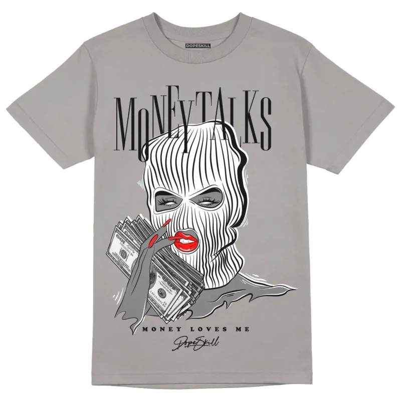 Grey Collection DopeSkill Grey T-shirt Money Talks Graphic sold by DopeSkill