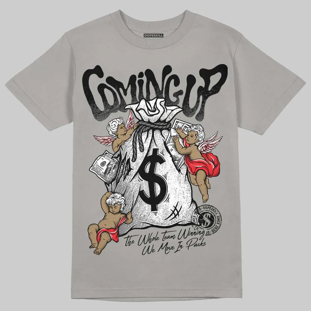 Grey Collection DopeSkill Grey T-shirt Money Bag Coming Up Graphic sold by DopeSkill