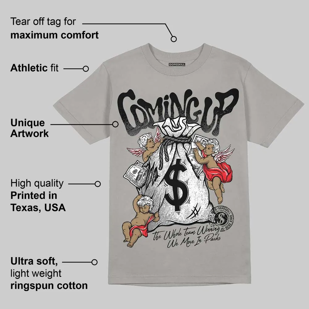 Grey Collection DopeSkill Grey T-shirt Money Bag Coming Up Graphic sold by DopeSkill product image thumbnail 2