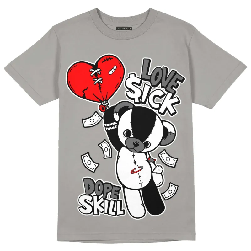 Grey Collection DopeSkill Grey T-shirt Love Sick Graphic sold by DopeSkill