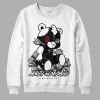 Black and White 14s DopeSkill Sweatshirt MOMM Bear Graphic sold by DopeSkill