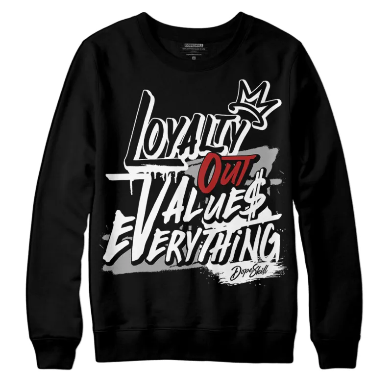 Black and White 14s DopeSkill Sweatshirt LOVE Graphic sold by DopeSkill