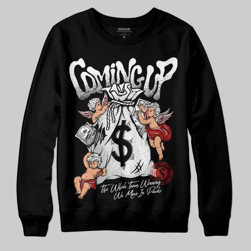 Black and White 14s DopeSkill Sweatshirt Money Bag Coming Up Graphic sold by DopeSkill