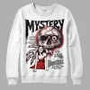 Black and White 14s DopeSkill Sweatshirt Mystery Ghostly Grasp Graphic sold by DopeSkill