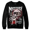 Black and White 14s DopeSkill Sweatshirt Mystery Ghostly Grasp Graphic sold by DopeSkill