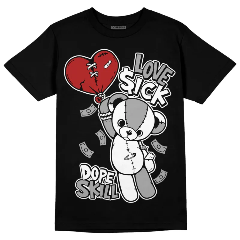 Black and White 14s DopeSkill T-Shirt Love Sick Graphic sold by DopeSkill
