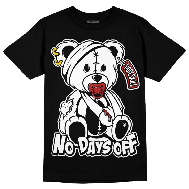 Black and White 14s DopeSkill T-Shirt Hurt Bear Graphic sold by DopeSkill