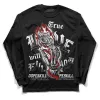 Black and White 14s DopeSkill Long Sleeve T-Shirt True Love Will Kill You Graphic sold by DopeSkill