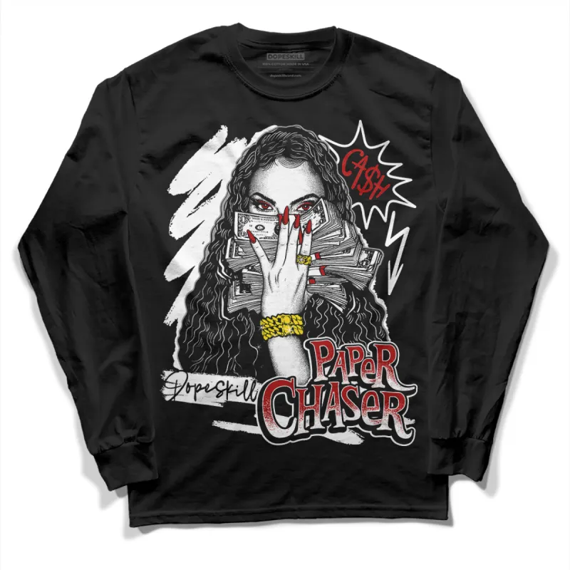 Black and White 14s DopeSkill Long Sleeve T-Shirt NPC Graphic sold by DopeSkill