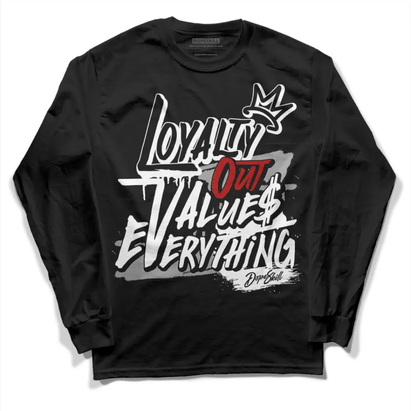 Black and White 14s DopeSkill Long Sleeve T-Shirt LOVE Graphic sold by DopeSkill