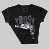 Midnight Navy 3s DopeSkill Women's Crop Top Trust No One Graphic sold by DopeSkill