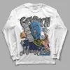 Midnight Navy 3s DopeSkill Long Sleeve T-Shirt Get Rich Graphic sold by DopeSkill