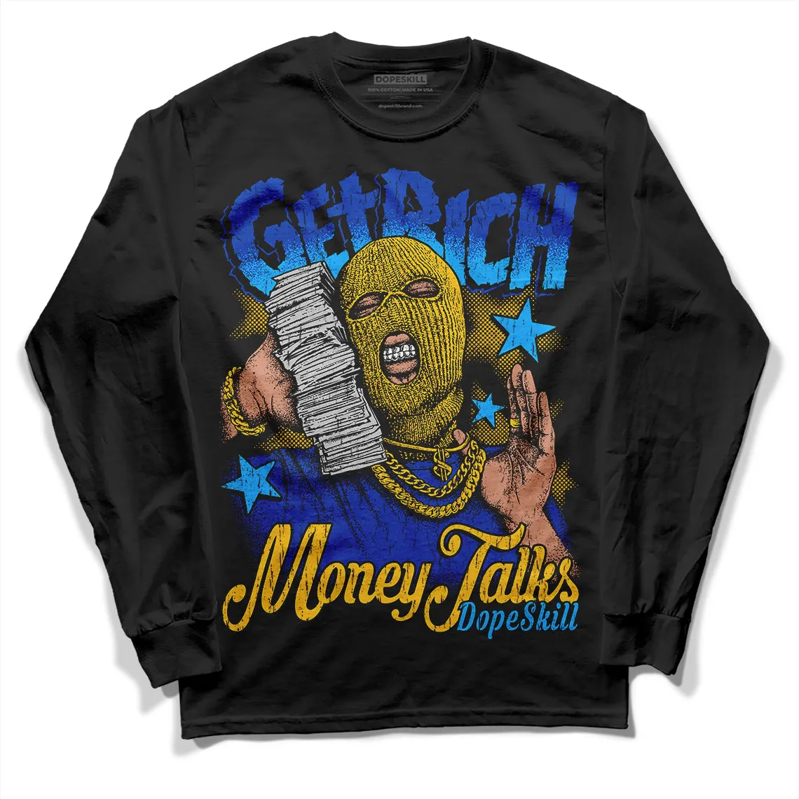 Laney 14s DopeSkill Long Sleeve T-Shirt Get Rich Graphic sold by DopeSkill