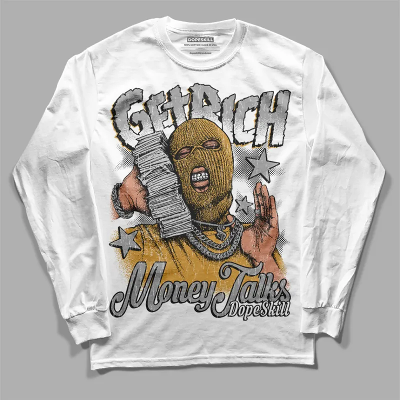 Gratitude 11s DopeSkill Long Sleeve T-Shirt Get Rich Graphic sold by DopeSkill
