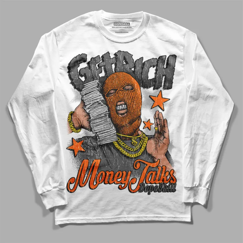 Fear Pack 3s DopeSkill Long Sleeve T-Shirt Get Rich Graphic sold by DopeSkill