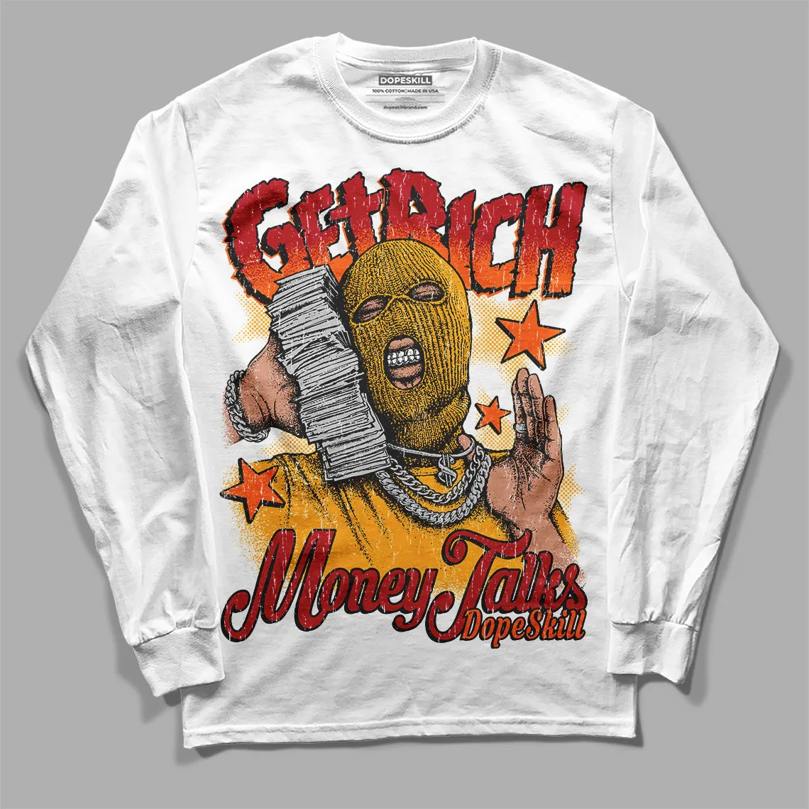 Citrus 7s DopeSkill Long Sleeve T-Shirt Get Rich Graphic sold by DopeSkill product image thumbnail 2